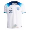 Officiële Voetbalshirt Engeland BELLINGHAM 22 Thuis WK 2022 - Heren